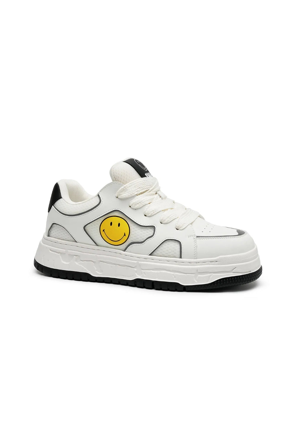 SMILEY丨Fabric-Leather-Mesh Breathable Sports Casual Shoes (White) - PSYLOS 1, SMILEY丨Fabric-Leather-Mesh Breathable Sports Casual Shoes (White), Casual Sneakers, SMILEY•JAPAN, PSYLOS 1